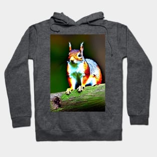 BEAUTIFUL COLORED SQUIRREL Hoodie